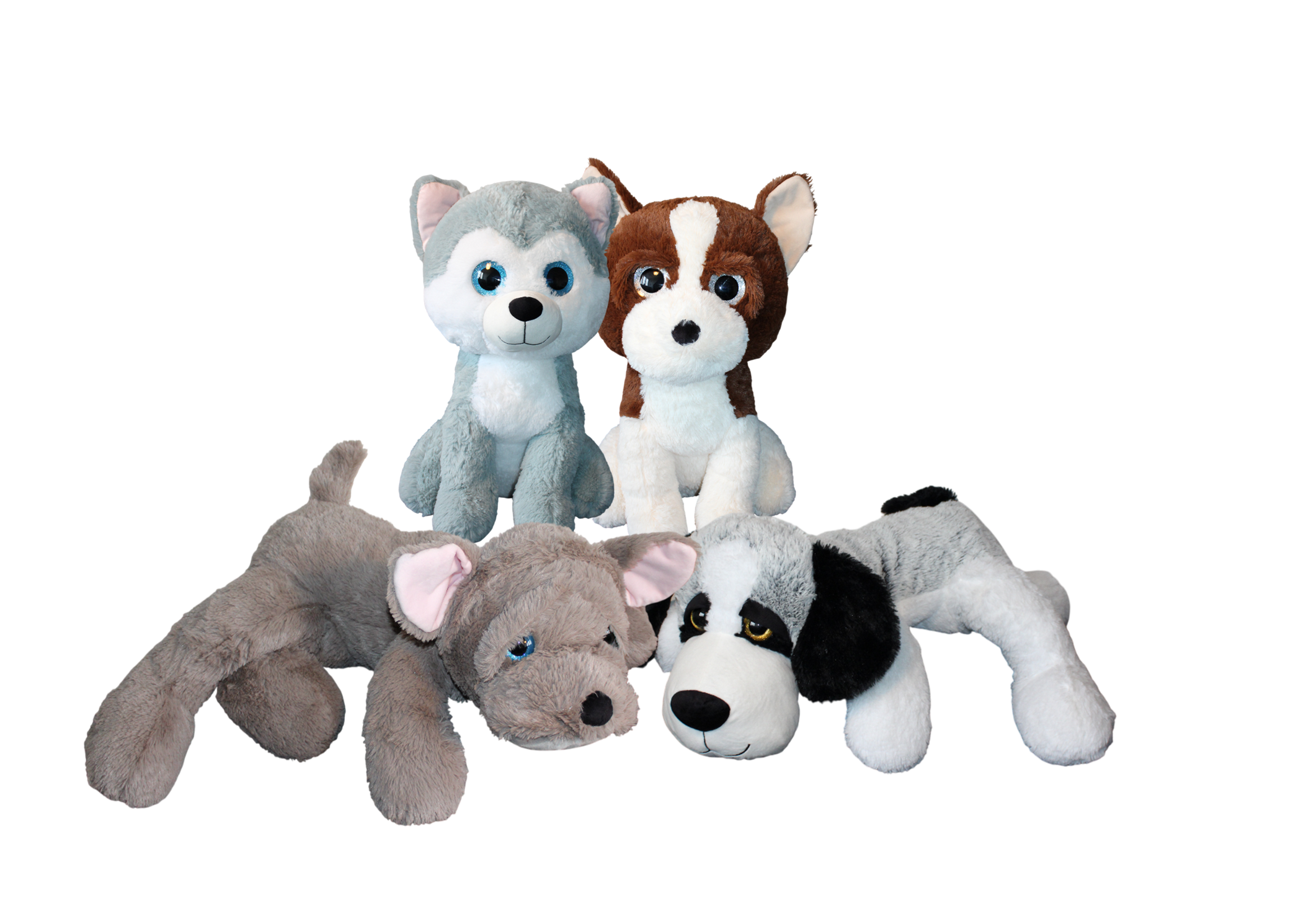 Mix m. Mega plys dyr 58 og 100cm